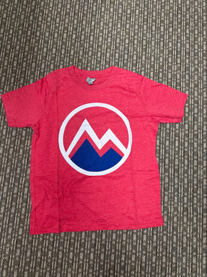 Red Myoming mountain tee /unisex