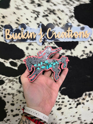 Bronc Rider Car Air Freshener