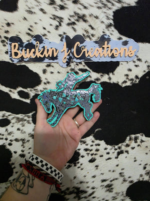 Bronc Rider Car Air Freshener