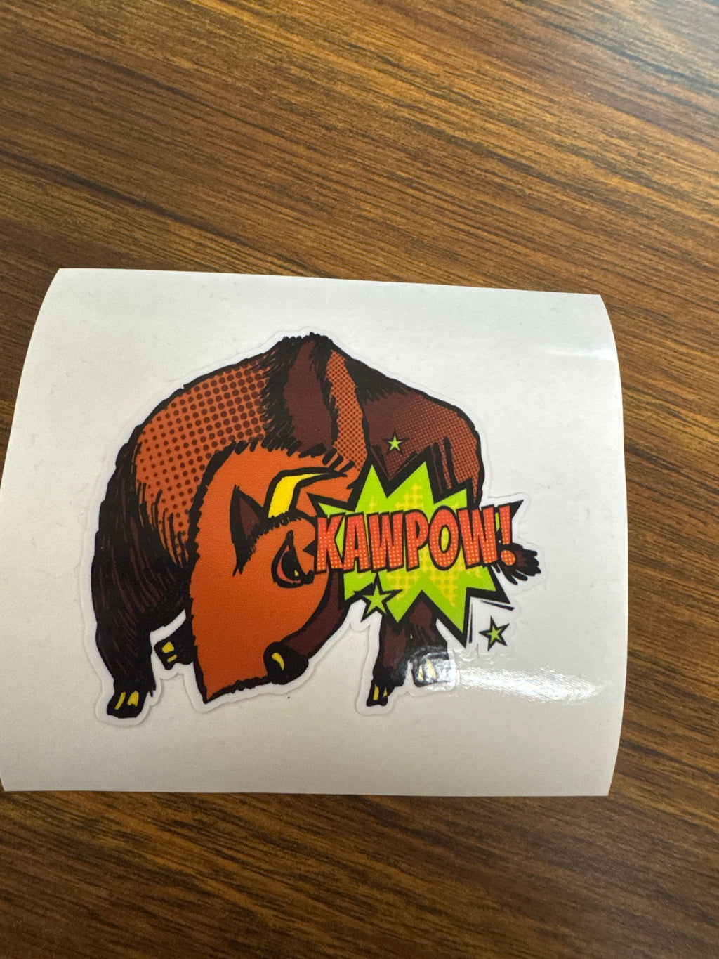 Kawpow sticker bison