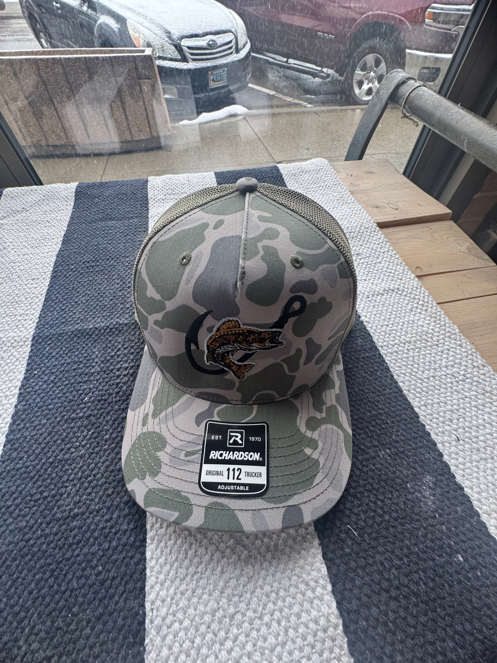 Camo Walleye hat