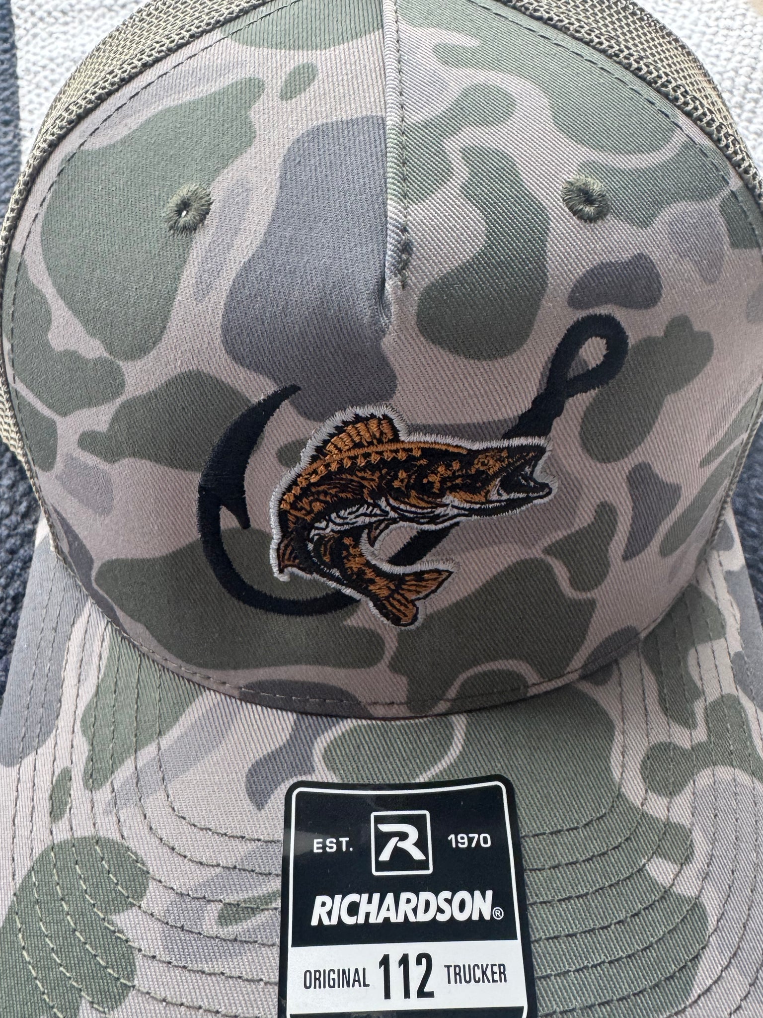 Camo Walleye hat