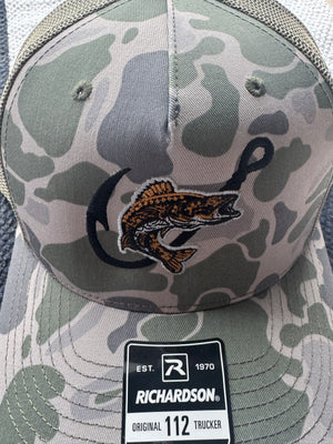 Camo Walleye hat