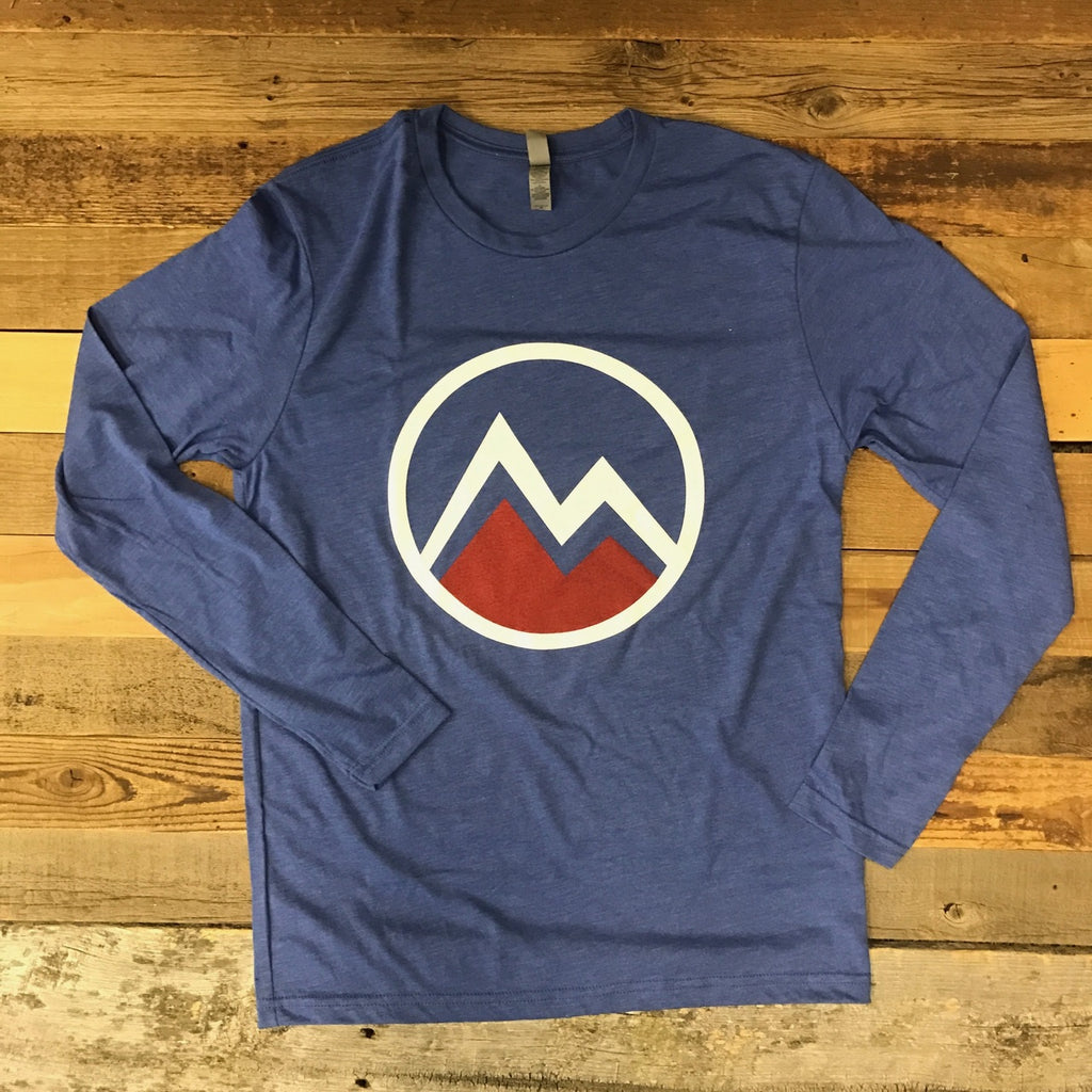 Men's Myoming Mountain Long Sleeve - Vintage Royal