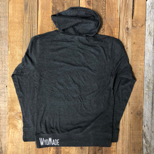 Bison Moon OG Hooded Long Sleeve | WyoMade Apparel | Unisex