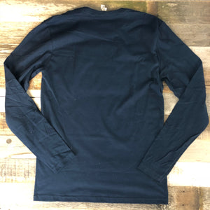 MYOMING Bison Long Sleeve | WyoMade Apparel | Unisex blue