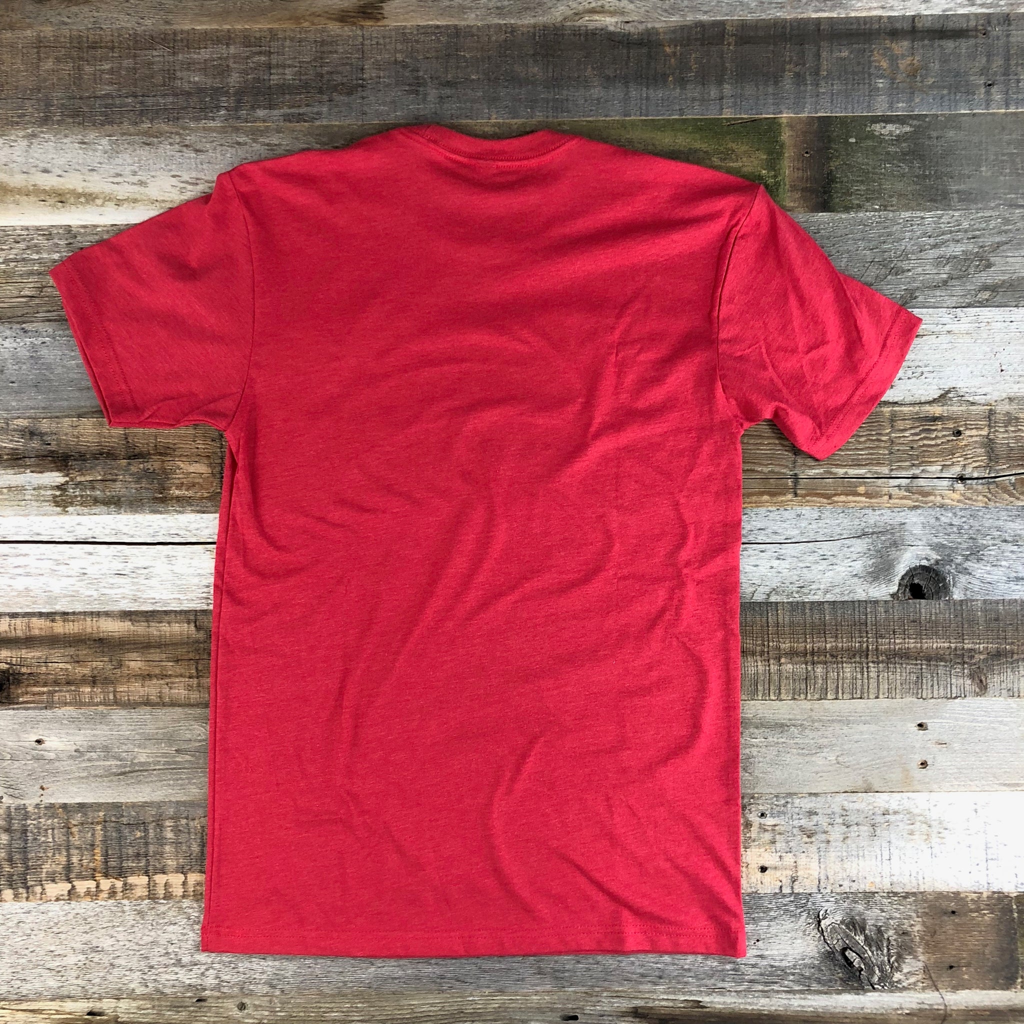 Men's The Myoming Fly Rod Tee- Red