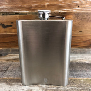 WYO Etched Steamboat Flask- 8oz
