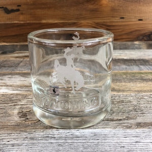 WYO Wyoming Whiskey Glass- Steamboat