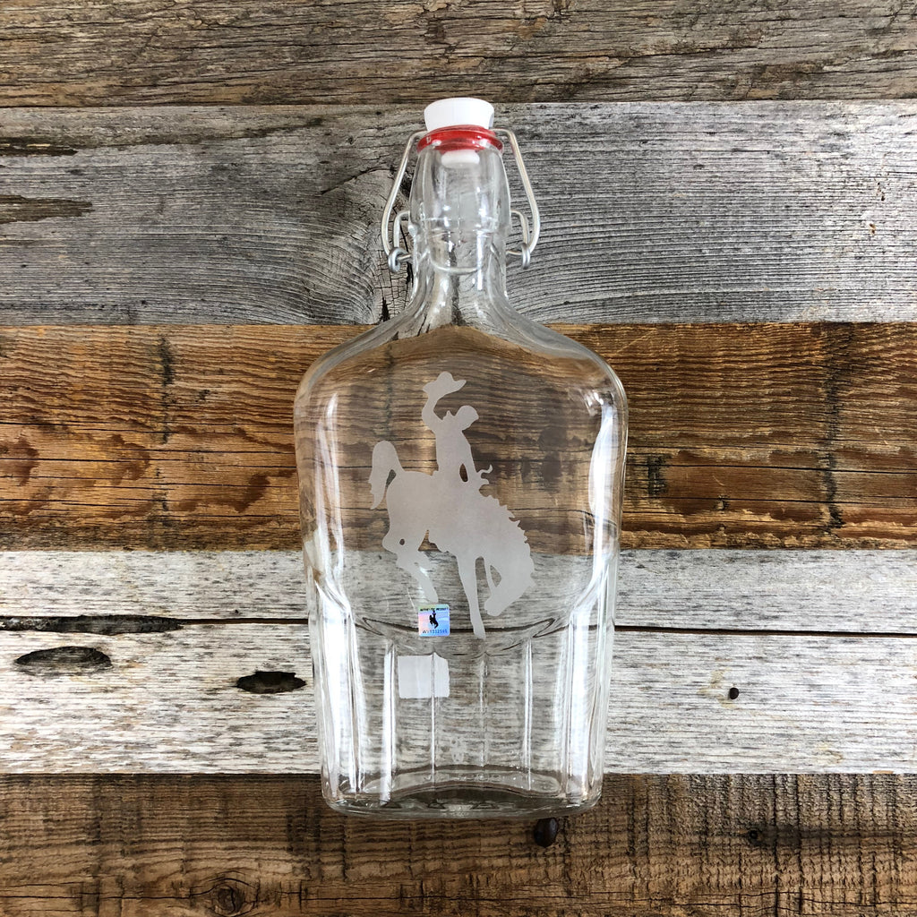 WYO Steamboat Glass Flask