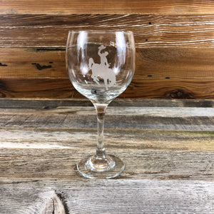 WYO Burgundy Wine Glass- Steamboat