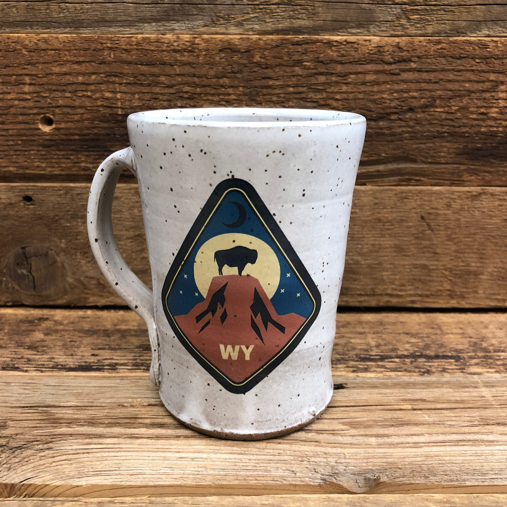 Tower Bison Coffee Mug | WyoMade Accessories | Ceramic
