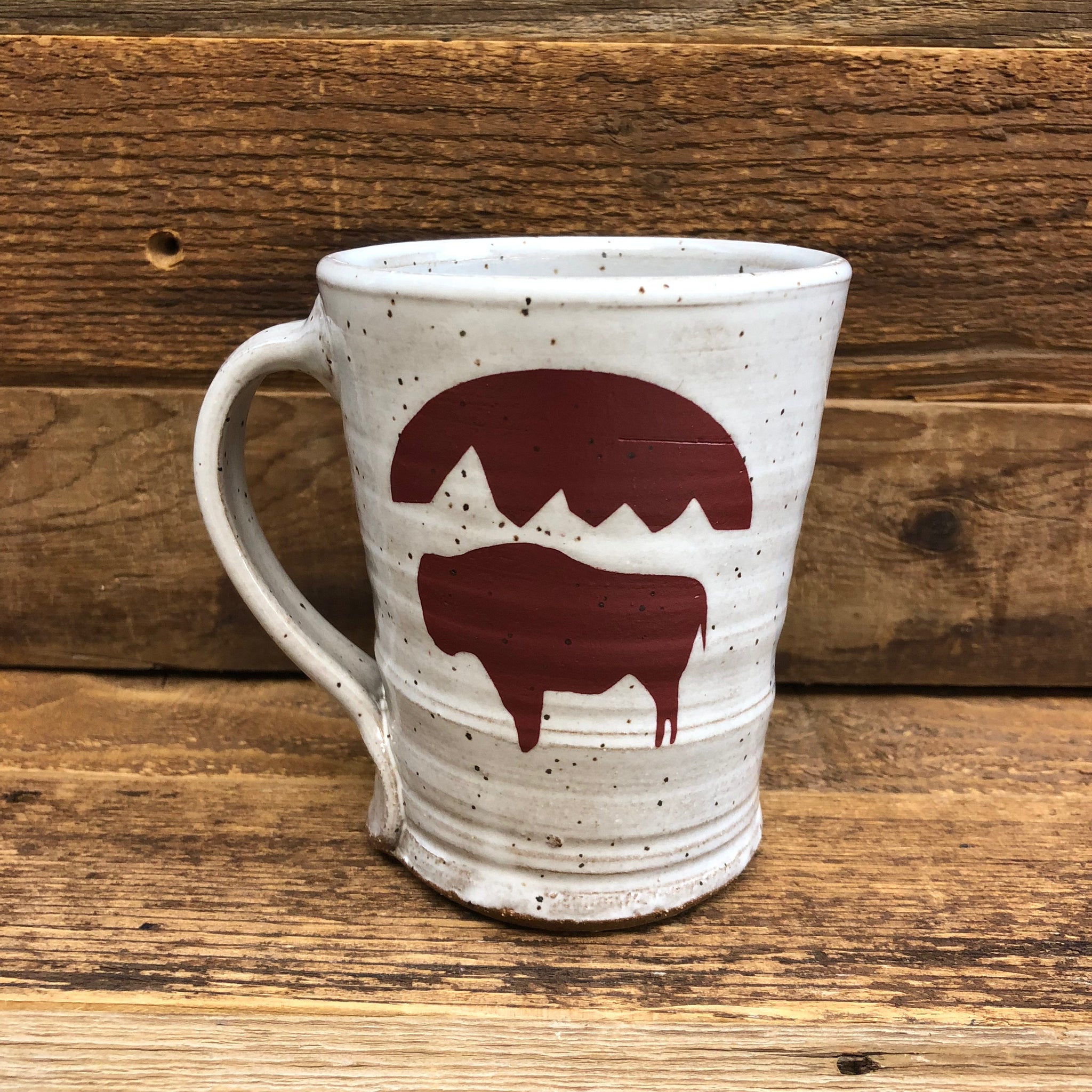 Bison Moon Coffee Mug | WyoMade Accessories | Ceramic