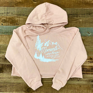Moments Cropped Hoodie | WyoMade Apparel | Women's