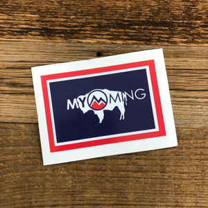Myoming Flag | WyoMade Accessories | Sticker / Decal