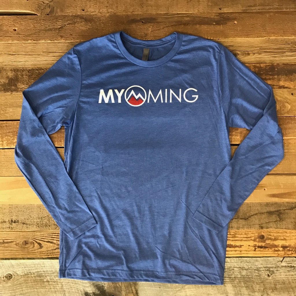 Men's Myoming Long Sleeve Vintage Royal w/red