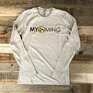 Men's Myoming Long Sleeve- Heather Grey