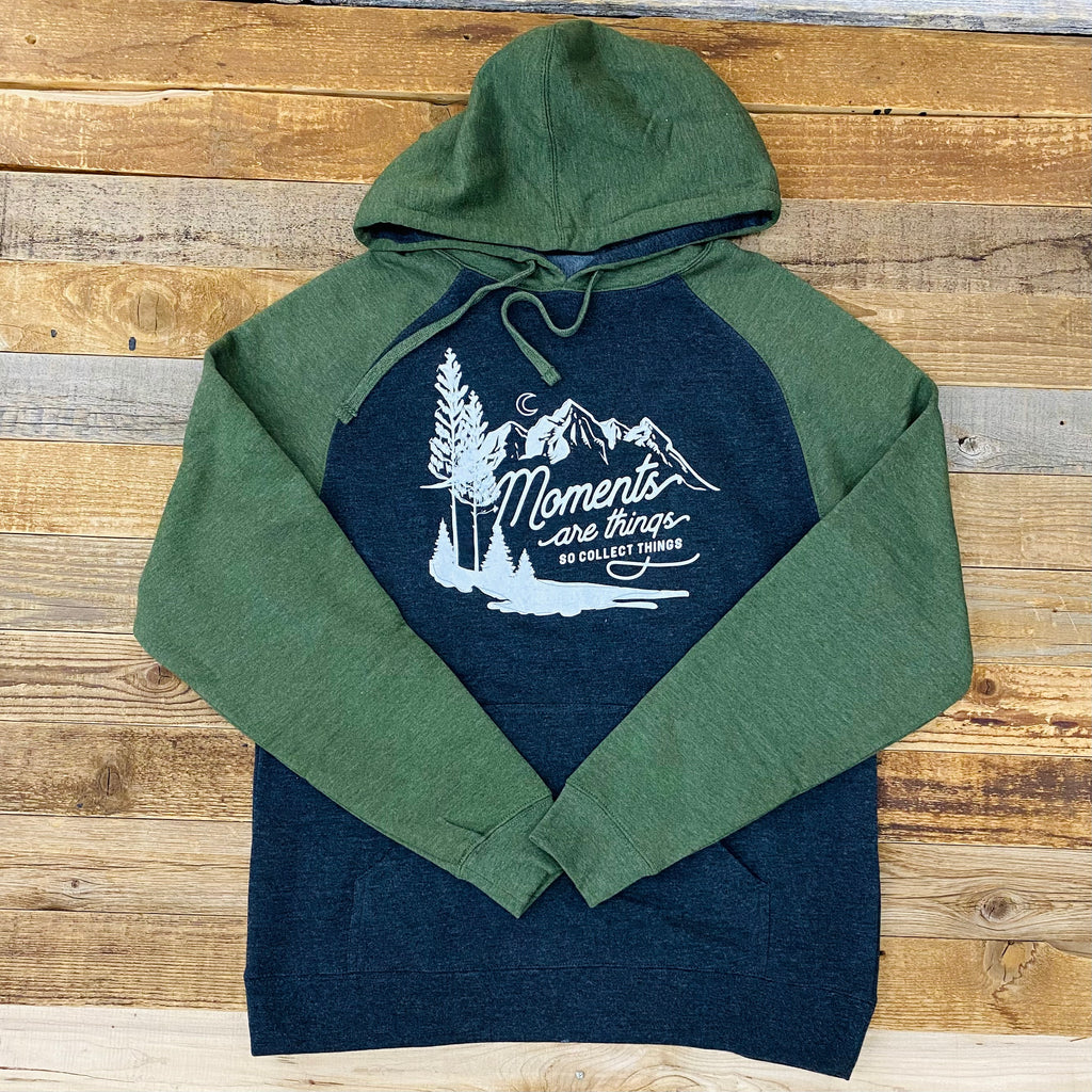 Moments Raglan Pullover Hoodie | WyoMade Apparel | Unisex