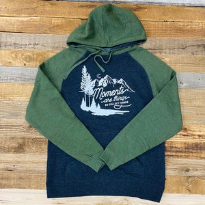 Moments Raglan Pullover Hoodie | WyoMade Apparel | Unisex